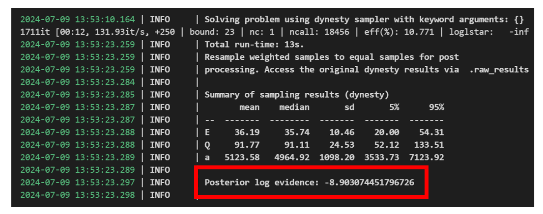 nested sampling